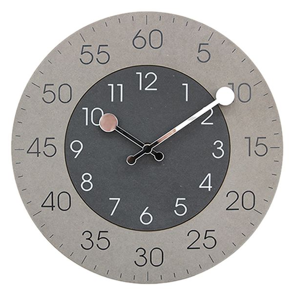 

new double arabic numeral dial wooden chic home wall clock quartz silent hanging clock bar office decoration