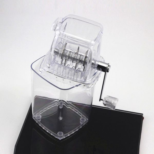 

manual ice crusher shaver slushies maker mini hand-operated ice crusher shaver multifunctional ice crusher
