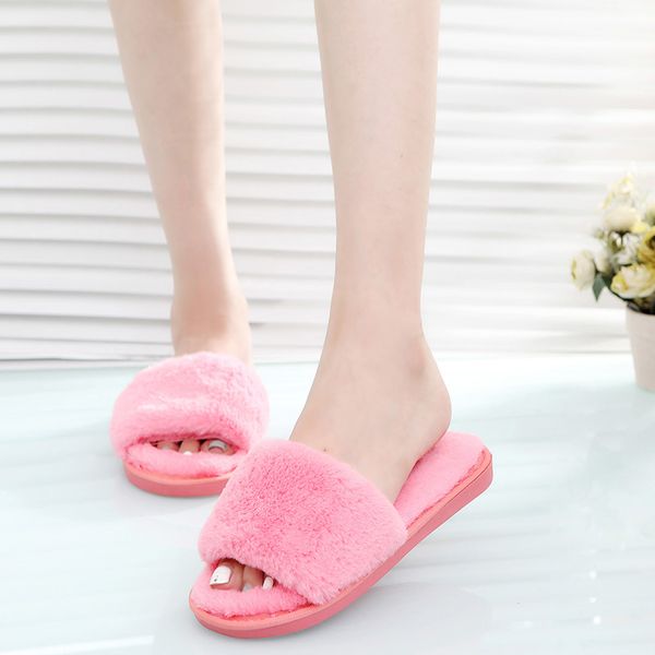 

lovely shoes women flip flop home floor soft stripe slippers female shoes girls nice winter spring warm, Black