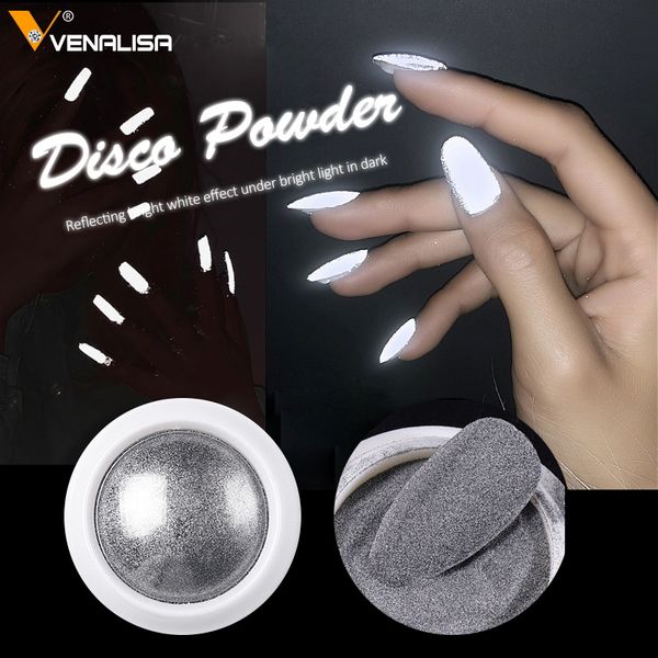 

fluorescence nail glitter powder luminous pigment light reflecting powder effect dust decorations manicure gel, Red;pink