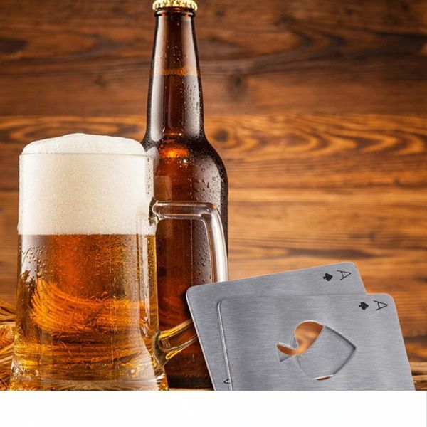 

2018 покер карты лопаты открывалки для пивных бутылок творческий нержавеющей стали открывалка для бутылок бар кухня инструменты для пивной б