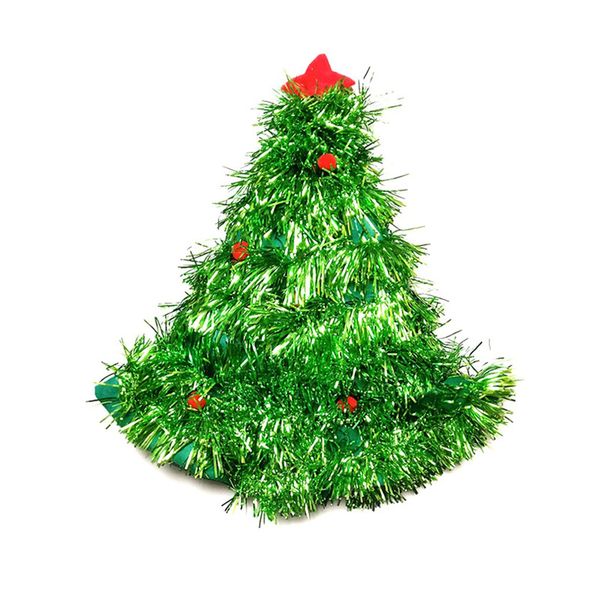 

christmas decorations christmas tree hat tree hat straw party dress up props cap