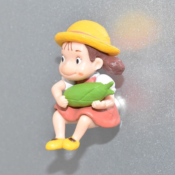 

not semi-not afford magnet japanese hayao miyazaki cartoon totoro 3d stereo xiaomei hold corn fridge magnet tile february 12 finished