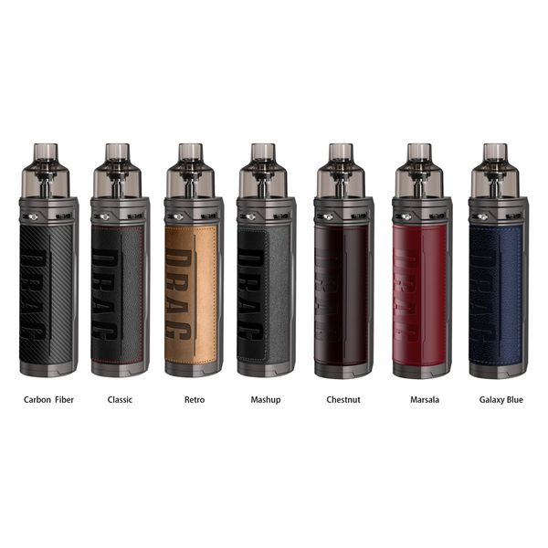 

VOOPOO Drag X Mod Kit Pod 80W 18650 Аккумулятор VW Gene.TT Чип Mod 4.5 мл Танк с PnP-VM6 / PnP-VM1 Coil 100% оригинал