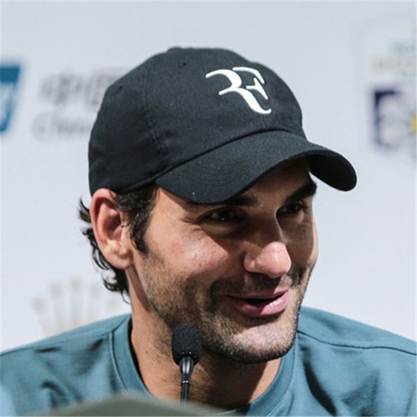 

new tennis star roger federer cap 3d embroidery dad baseball caps snapback hat tennis f hats dropshipping, Blue;gray