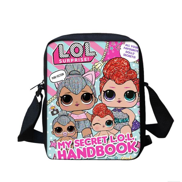 

2019 Новый LOL Кукла Сумка Леди Сумки Посыльного Мультфильма Мода Crossbody Сумка Дети Де