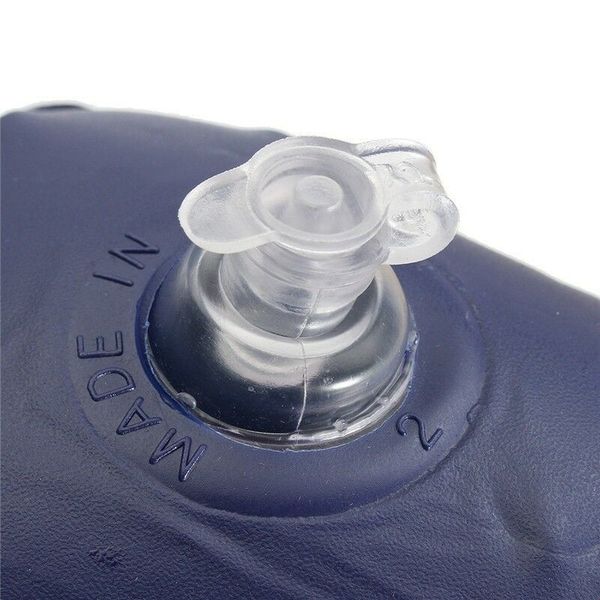 

2019 new brand 47x30cm foldable pillow outdoor travel sleep pillow air inflatable portable break rest pillow blue pvc