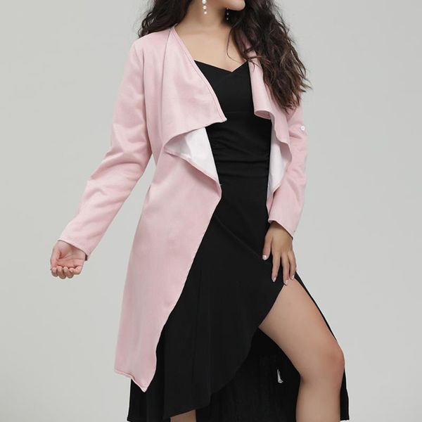 

new women's fall streetwear hipster europe and the united states collage long sleeve lapel slim shape women's coat windbreaker, Tan;black
