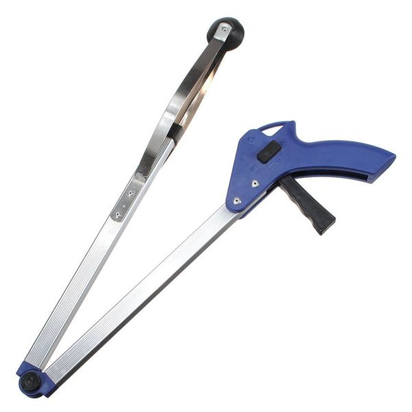 

newly new foldable aluminum alloy litter picker grabber gripper reacher help hand tool va88