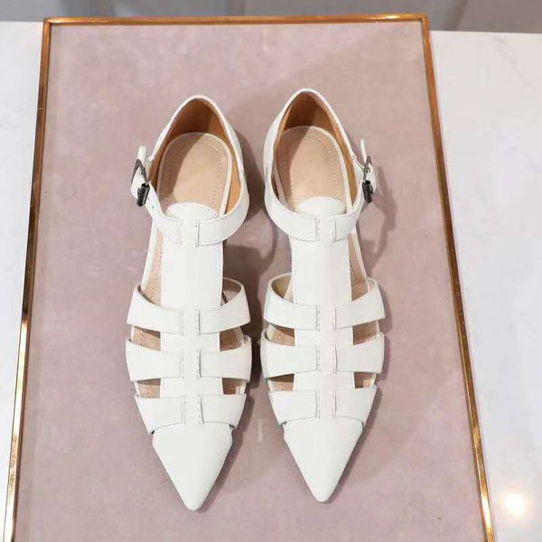 

european luxury goods, style shoes,women's sandals, flat ,thin band combination spell color, sheepskin,soft leather shoes,ribbon decora, Black