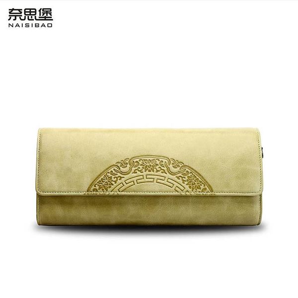 

naisibao 2019 new cowhide women genuine leather bag embossed flower bag fashion chain women leather shouler