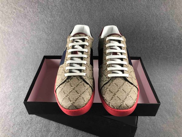 

fashion men women designer shoes casual ace shoes with glitter low rivet bee sneakers with size 35--46 for sale ct01, Black