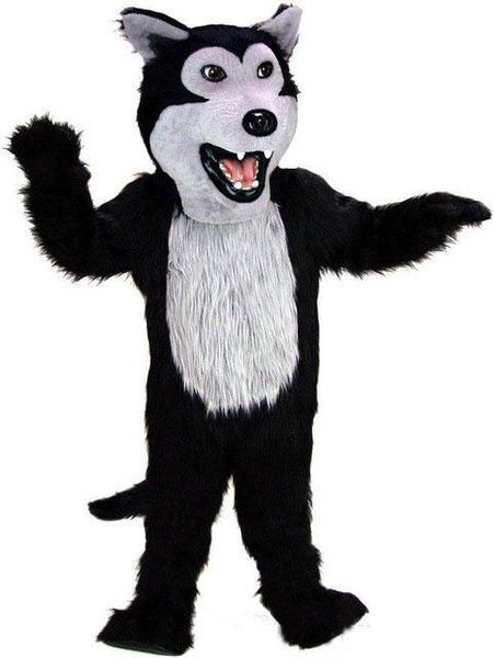 

customization wolf mascot costumes birthday party walking cartoon apparel size ing, Red;yellow