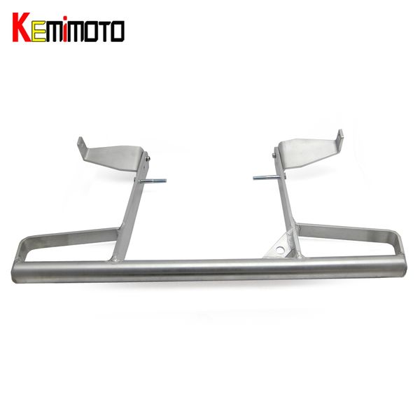 

kemimoto wide grab bar for raptor 700r 700 r 700r se all years rear pasanger grab bar goods shelf aluminum silver