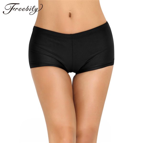 

new boyleg bikinis bottom 2019 swimwear women drawstring swimsuit solid shorts beachwear new bathing suits boardshorts