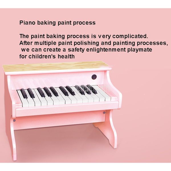 

1-5 years old baby mini 25 key wooden piano toy children wood keyboard piano children small acoustic musical instrument toy