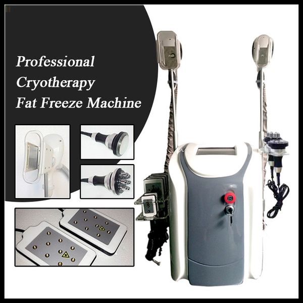 

новый 2 cryo регулирует cryolipolysis горячие продаж салон криотерапия крио 40khz для потери веса rf уменьшая машину, Black