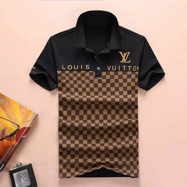 

2020 luxury european italian design polo shirt t-shirt fashion luxury brand men's t-shirt men's casual letter printing medusa t-sh, White;black