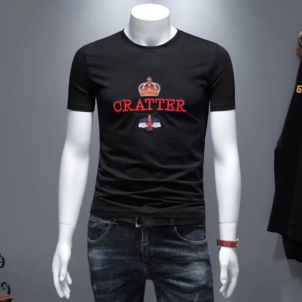 

2020 mens tshirt men women short sleeves fashion boy london men breakage of the letter printing tee .y5, White;black