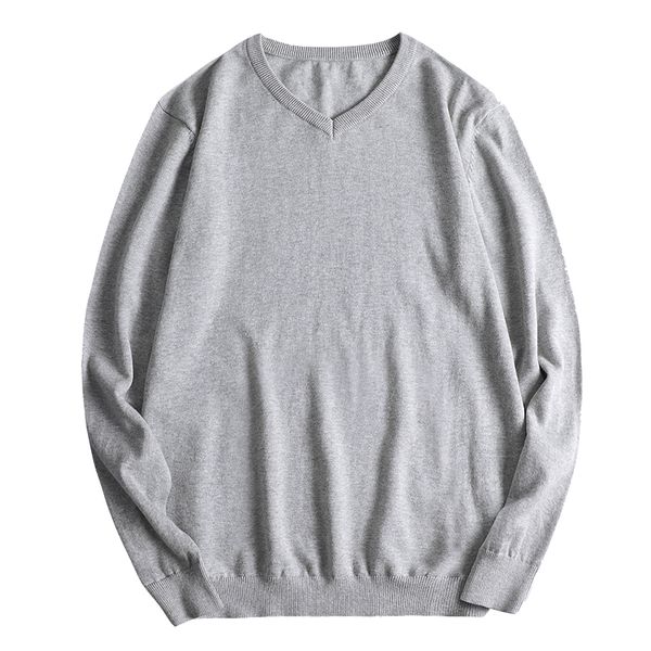 

plus size sweaters for men knitted sweater long sleeve v-neck solid color sweater pullover men big size 7xl 8xl pull homme, White;black
