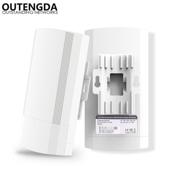 

5.8ghz 450mbps point-to-point data transmiss 1~2km indoor elevator monitoring transmission repeater wireless bridge router
