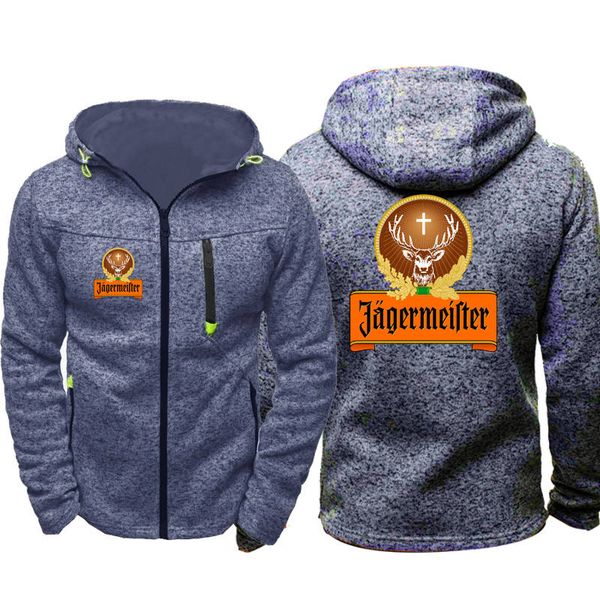 Großhandel Jagermeister Hoodies Männer Sport Tragen Persönlichkeit Flut Jacquard Hoodie Reißverschluss Sweatshirt Männlichen Hoody Herbst Mantel Großhandel Jagermeister Hoodies Männer Sport Tragen Persönlichkeit Flut Jacquard Hoodie Reißverschluss Sweatshirt Männlichen Hoody Herbst Mantel