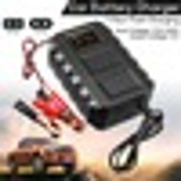 

intelligent automobile battery lead acid battery charger with protect function full automatic smart fast power charging adapter
