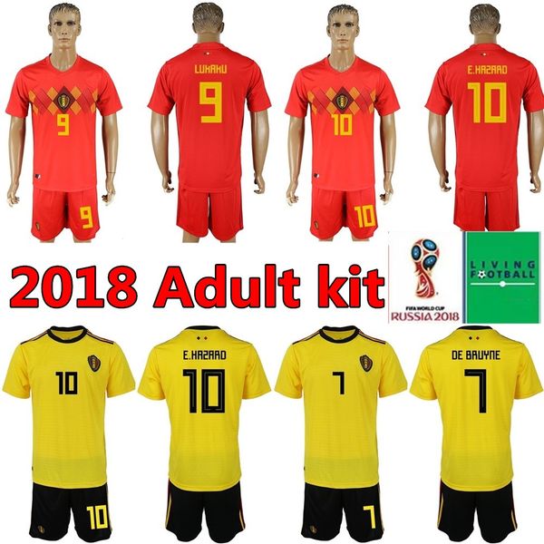 

world cup 2018 belgium home away men soccer jerseys hazard de bruyne futbol camisa belgique football camisetas shirt kit maillot, Black