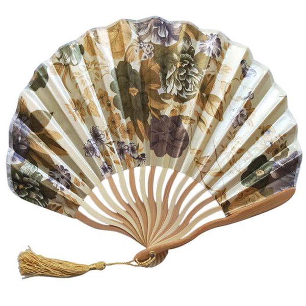 

pattern chinese style hand held fans silk bamboo folding fans handheld wedding hand fan cool bamboo flower personalized 19feb19