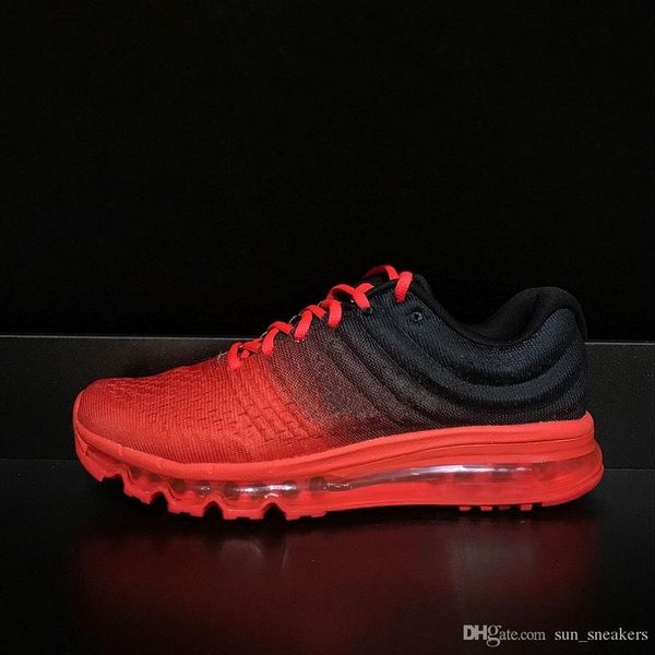 

NIKE Air Max 2017 2017 высокое качество сетки вязать Airlis спортивная одежда Мужчины Женщины