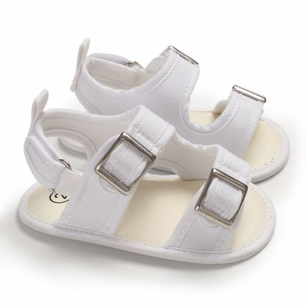 

baby boys sandals toddler solid color slip-on shoes summer baby pu leather sandals for 0-18months newborn, Black;red