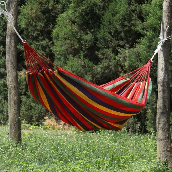 

garden canvas comfort durability yard striped hanging chair sleeping outdoor large chair hammocks 260x150cm/260x100cm/260x80cm