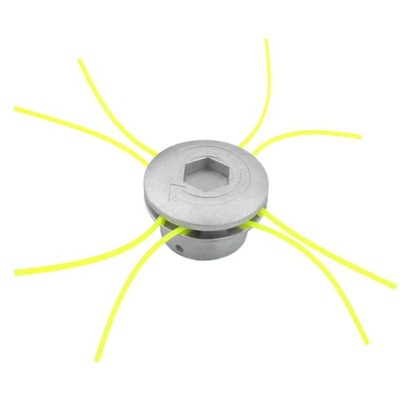 

universal aluminium grass trimmer head garden tools head trimmer line heads string set grass brush cutter gardening accessory