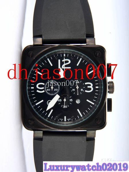 

new black dial limited edition quartz chronograph satch movement 01-94 men watches, Slivery;brown