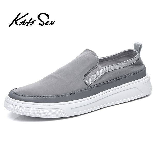 

2020 summer classic men canvas shoes breathable comfortable casual shoes men anti-slip loafers plus size flats, Black