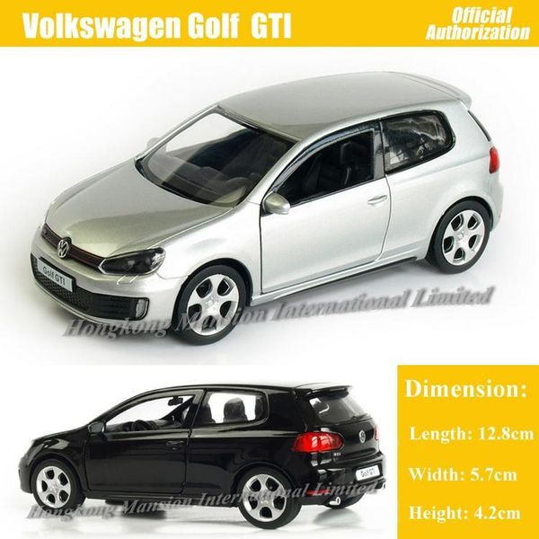 

1:36 scale alloy diecast metal car model for thevolks wagen golf gti collection model pull back toys car