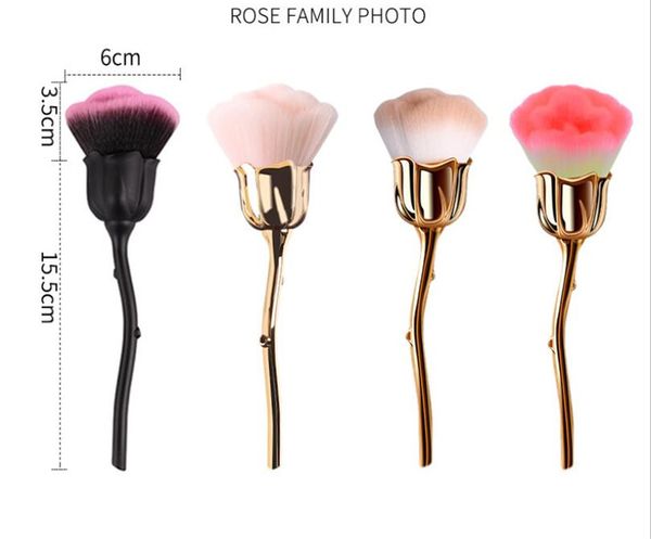 

горячая красота здоровье nail art dust brush для маникюра rose head brush румяна пудра кисти мода макияж кисти
