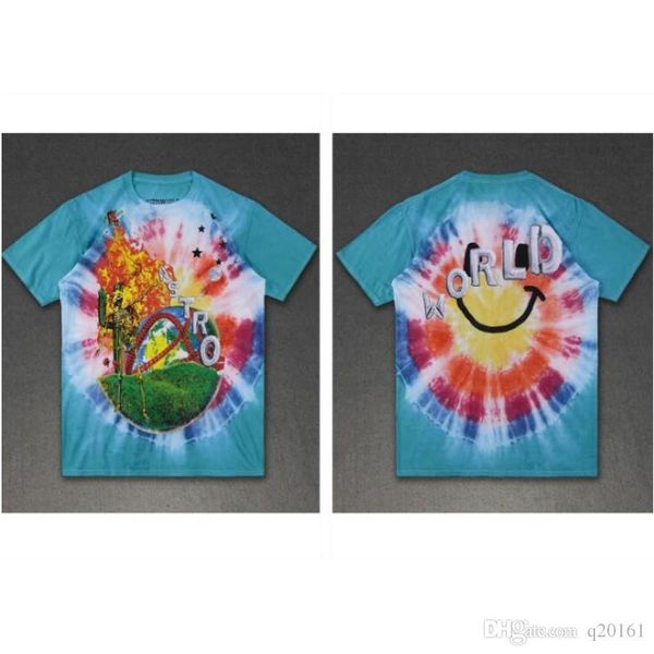 

astroworld тур travis scott summer o-образным вырезом мужские женщины письмо печати mens tshirts hip hop короткие рукава высокого качества т, White;black