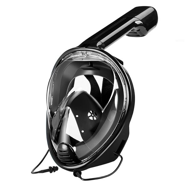 

snorkeling full face mask full dry mouthpiece breathing tube anti-fog diving kit tool supplies