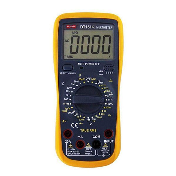 Freeshipping Digital-Multimeter, digitales Auto-Multimeter, volles Niveau, Anti-Burning, echte effektive Messung, Rms, automatische Bereichswahl, digitales Mul