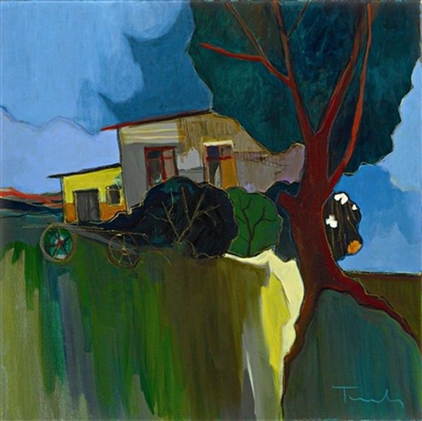 

itzchak tarkay nouvelles figuration home artwork современный пейзаж украшения ручной работы картина маслом на холсте вогнутая и выпуклая тек