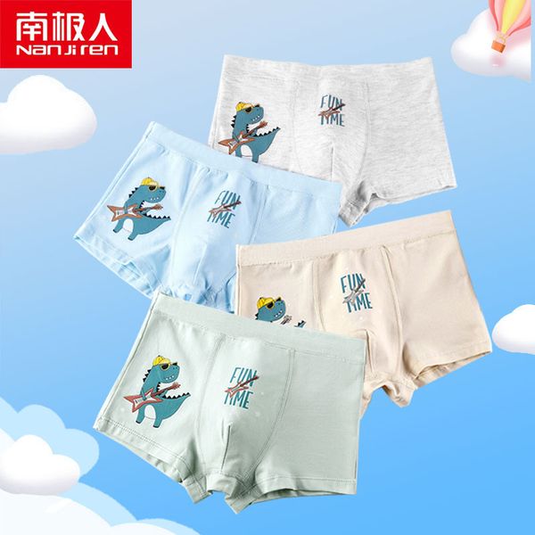 

nanjiren boys boxer underwear kids cartoon children shorts panties for baby boy boxers stripes teenager underpants 4-16t 4/pcs, Camo