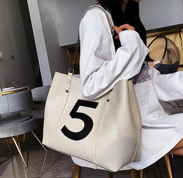 

new alligator pu leather shoulder bags for women luxury handbags messenger bag big tote lady large capacity hand bag/8