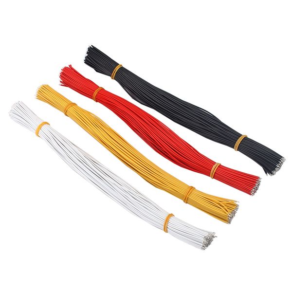 

400 pieces 300mm guitar pickup copper wire lead cable for guitar parts accessories