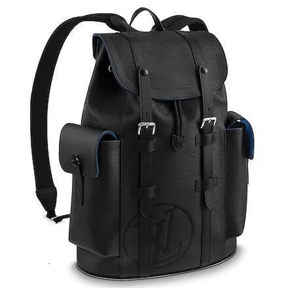 

m53302 chriser pm men fashion black travel bag backpacks fashion shows oxidized leather business bags handbags totes messenger bags