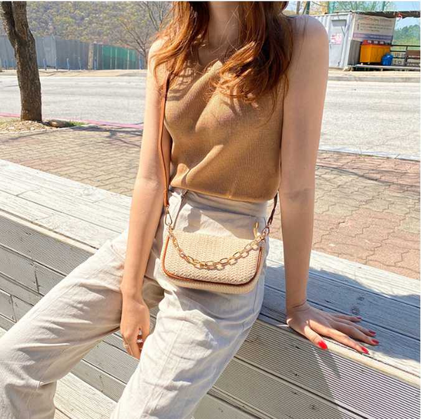 

fashion women handbag straw girl shoulder bag cross body women's vintage handbag casual kuo98