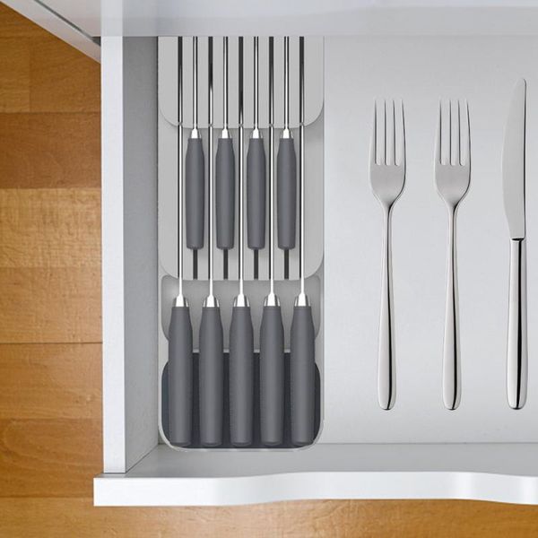 

Kitchen Drawer Organizer Tray Spoon Cutlery Separation Finishing Storage Box Cutlery Kitchen Tools Home Organization And Storage