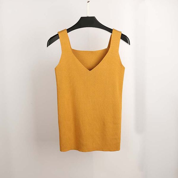 

Sexy Crop Top Knitted Summer Tank Top Women Blouse Sleeveless V Neck Top Female T -Shirt Vest Casual Camis Streetwear