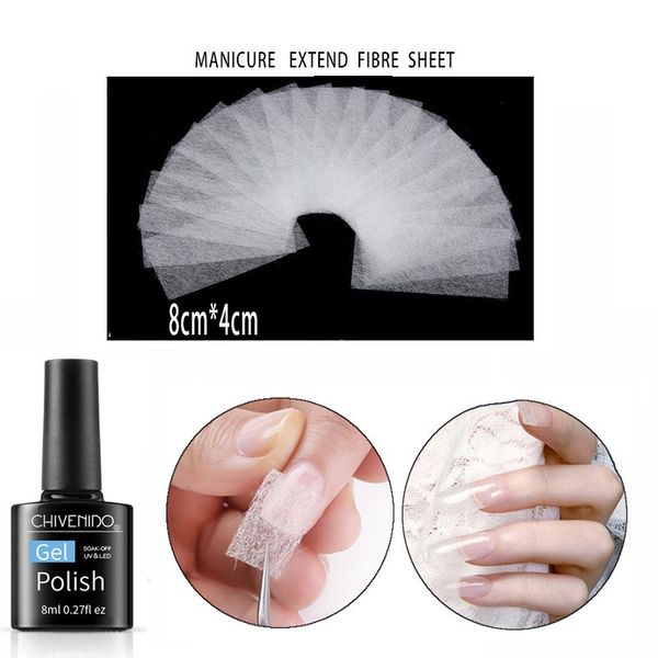 

silk fiberglass for nail extension 8ml fiber builder gel nail extended glue for uv gel diy nails manicure accessory 30pcs, Red;pink