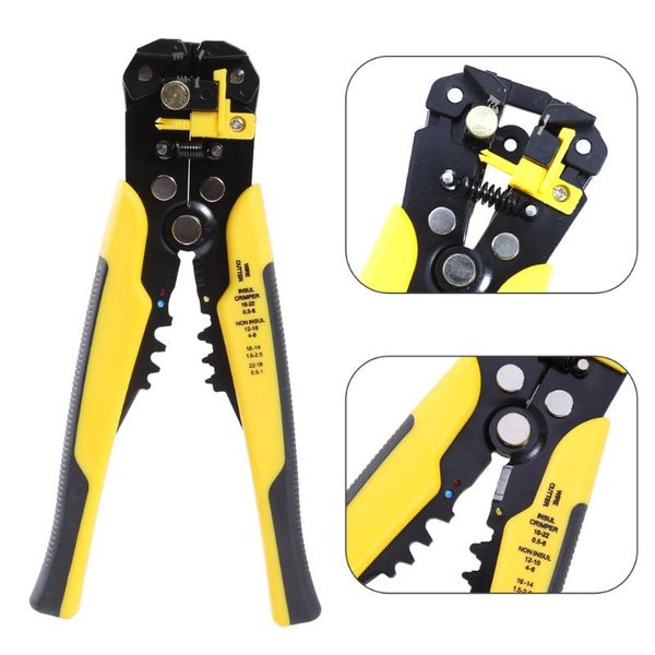 

electric wire stripping plier crimping tool auto crimping pliers cutting pressing wire stripper self adjusting electrician tool